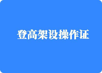 操逼的,黄色的,骚逼的视频网站。登高架设操作证